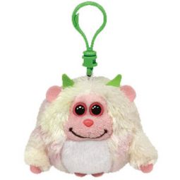 TY Monstaz - LOLA the Yellow & Pink Monster (Plastic Key Clip - 3 inch)