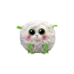 TY Puffies (Beanie Balls) Plush - BAASBY the Easter Lamb (3 inch)