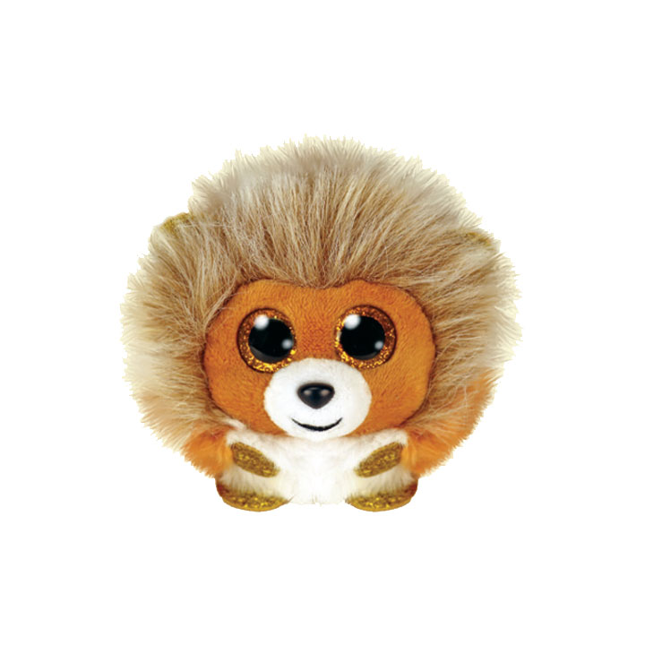 TY Puffies (Beanie Balls) Plush - CAESAR the Lion (3 inch)