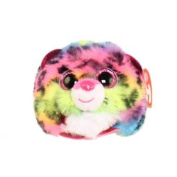 TY Puffies - DOTTY the Rainbow Leopard (3 inch)