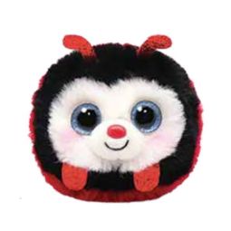 TY Puffies (Beanie Balls) Plush - IZZY the Ladybug (3 inch)