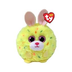 TY Puffies (Beanie Balls) Plush - LEMON the Yellow Easter Bunny Rabbit (3 inch)