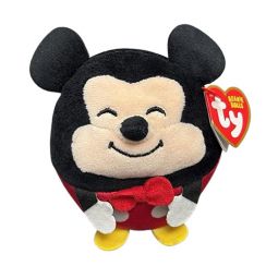 TY Puffies (Beanie Balls) Plush - MICKEY MOUSE [Disney](3 inch)