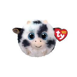 TY Puffies (Beanie Balls) Plush - MOOPHY the Cow (3 inch)