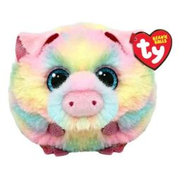 TY Puffies (Beanie Balls) Plush - PIGASSO the Pig (3 inch)