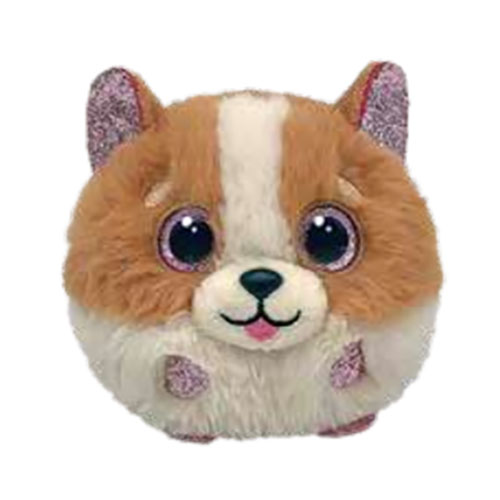 TY Puffies (Beanie Balls) Plush - TANNER the Dog (3 inch)