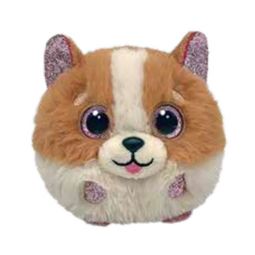 TY Puffies (Beanie Balls) Plush - TANNER the Dog (3 inch)