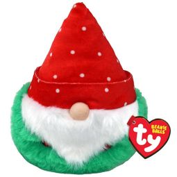 TY Puffies (Beanie Balls) Plush - TOPSY the Christmas Gnome (3 inch)