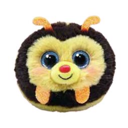 TY Puffies (Beanie Balls) Plush - ZINGER the Bumble Bee (3 inch)