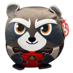 TY Puffies (Beanie Balls) Plush - ROCKET RACCOON [Marvel](Medium - 5 inch)