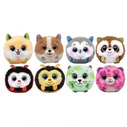 TY Puffies (Beanie Balls) Plushes - SET OF 8 SPRING 2023 RELEASES (Izzy, Evie, Topaz +5)