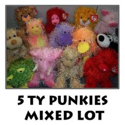 TY Punkies - Mixed Lot of 5 Punkies (All Different)