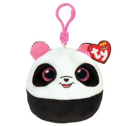 TY Mini Beanie Squishies (Squish-A-Boos) Plush - BAMBOO the Panda Bear (3 inch)