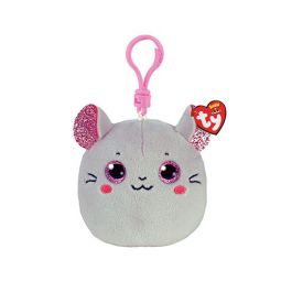 TY Mini Beanie Squishies (Squish-A-Boos) Plush - CATNIP the Mouse (3 inch)