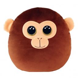 TY Beanie Squishies (Squish-A-Boos) Plush - DUNSTON the Monkey (10 inch)