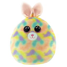 TY Beanie Squishies (Squish-A-Boos) Plush - FURRY the Easter Bunny Rabbit (10 inch)