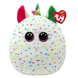 TY Squish-A-Boos Plush - HARMONIE the Unicorn (Small Size - 10 inch)