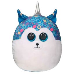 TY Squish-A-Boos Plush - HELENA the UniHusky Dog (Small Size - 8 inch)