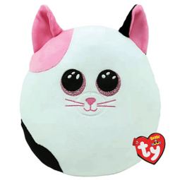 TY Squish-A-Boos Plush - MUFFIN the Cat (Small Size - 10 inch)