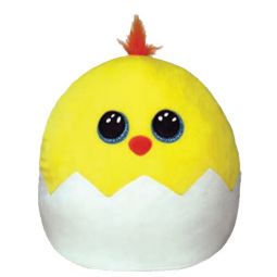 TY Squish-A-Boos Plush - POPPER the Easter Chick (Small Size - 8 inch)