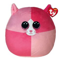 TY Squish-A-Boos Plush - SCARLETT the Valentine's Cat (Small Size - 10 inch)