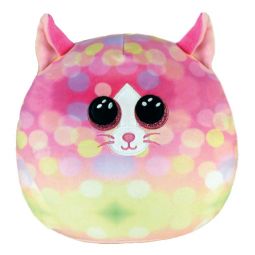 TY Beanie Squishies (Squish-A-Boos) Plush - SONNY the Cat (10 inch)