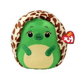 TY Beanie Squishies (Squish-A-Boos) Plush - TURBO the Turtle (10 inch)