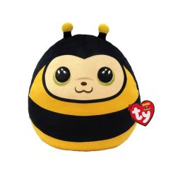 TY Squish-A-Boos Plush - ZINGER the Bumble Bee (Small Size - 10 inch)