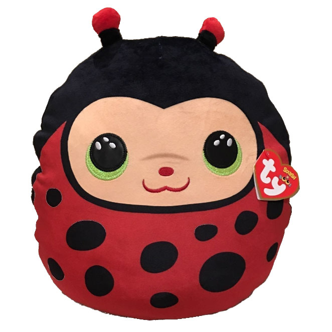 TY Squish-A-Boos Plush - IZZY the Ladybug (12 inch)