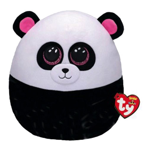 TY Squish-A-Boos Plush - BAMBOO the Panda Bear (12 inch)