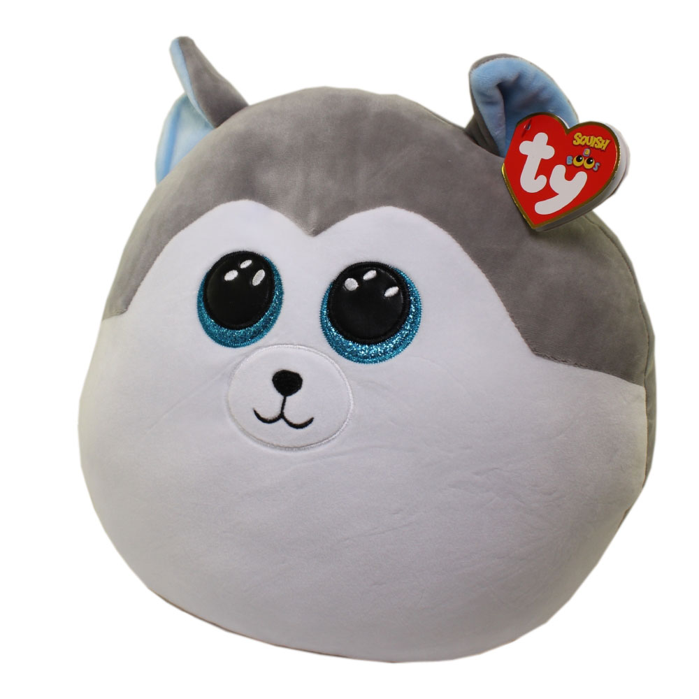 TY Squish-A-Boos Plush - SLUSH the Husky Dog (12 inch):  -  Toys, Plush, Trading Cards, Action Figures & Games online retail store shop  sale