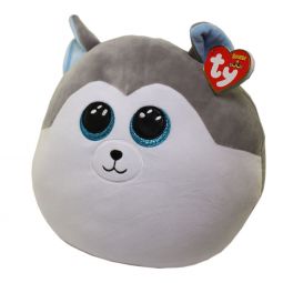 TY Squish-A-Boos Plush - SLUSH the Husky Dog (12 inch)