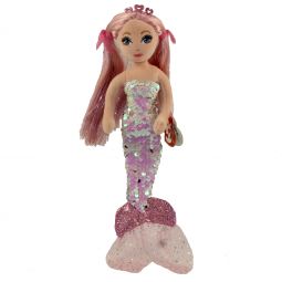 TY Sea Sequins Plush Mermaid - CORA (Regular Size - 10 inch)