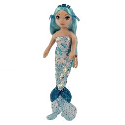 TY Sea Sequins Plush Mermaid - INDIGO (Regular Size - 10 inch)