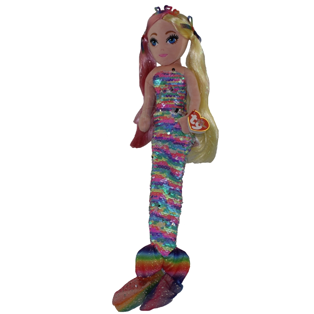 TY Sea Sequins Plush Mermaid - ANASTASIA (Medium Size - 18 inch)