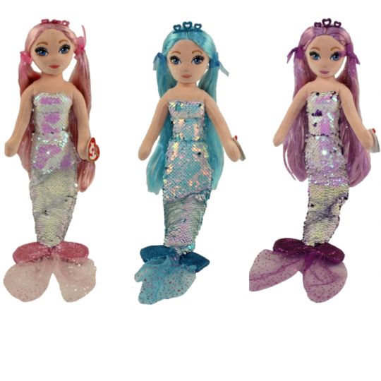 sequin mermaid doll