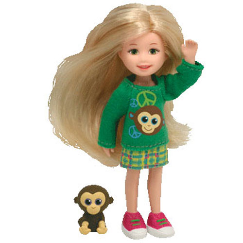 TY Li'l Ones - AWESOME ABBY with Monkey (4 inch)