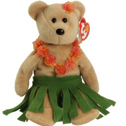 TY Beanie Baby - ALANA the Hula Bear (8.5 inch)