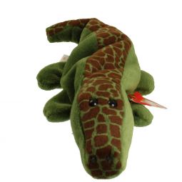 TY Beanie Baby - ALLY the Alligator (4th Gen hang tag) (10 inch)