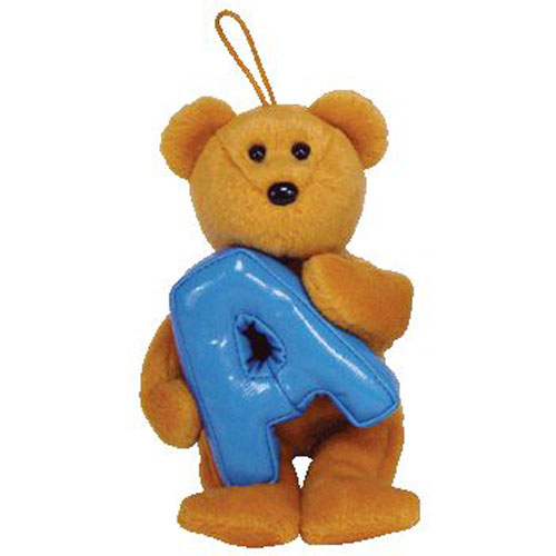 TY Alphabet Beanie Baby - A (5.5 inch)