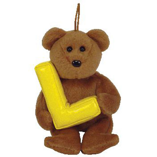 TY Alphabet Beanie Baby - L (5.5 inch)