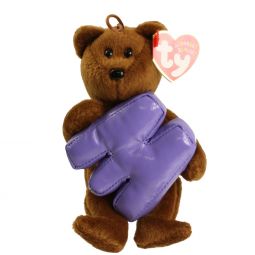 TY Alphabet Beanie Baby - M (5.5 inch)