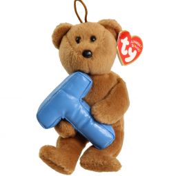 TY Alphabet Beanie Baby - T (5.5 inch)