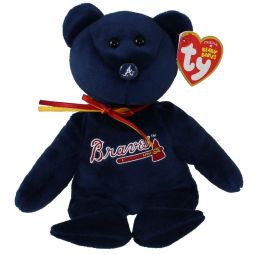 TY Beanie Baby - MLB Baseball Bear - ATLANTA BRAVES (8.5 inch)