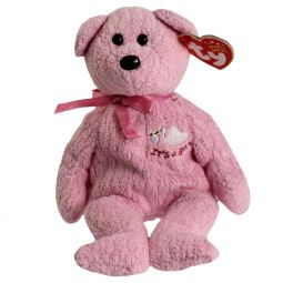 TY Beanie Baby - BABYGIRL the Bear (with Stork & It's a Girl on Chest) (8.5 inch)