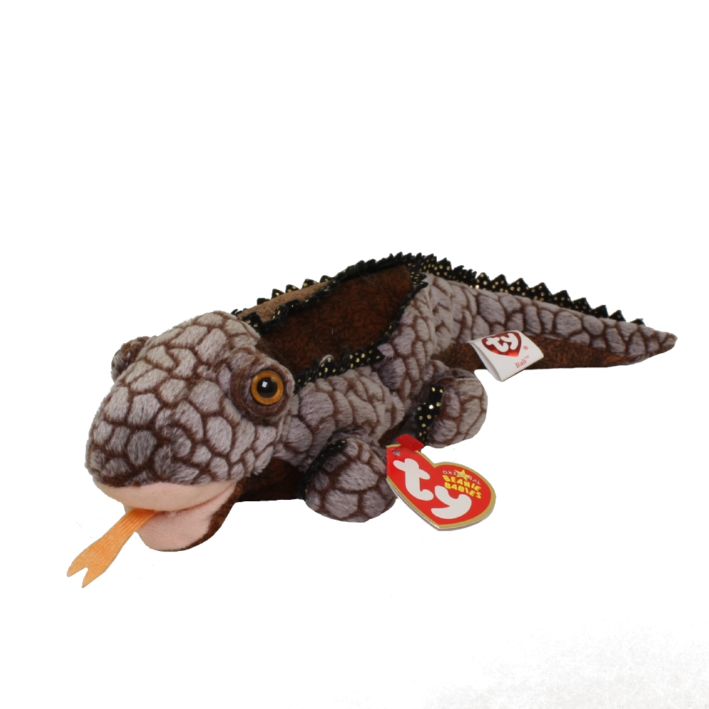 TY Beanie Baby - BALI the Komodo Dragon (ORANGE TONGUE) (10.5 inch)