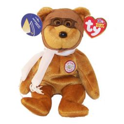 TY Beanie Baby - BEARON the Bear (Brown Version) *w/ Midwest Airlines Tag*
