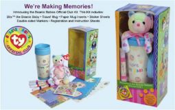 TY Beanie Babies Official Club Kit - w/ BITS the Bear (plus Travel Mug, Markers, Stickers & More)