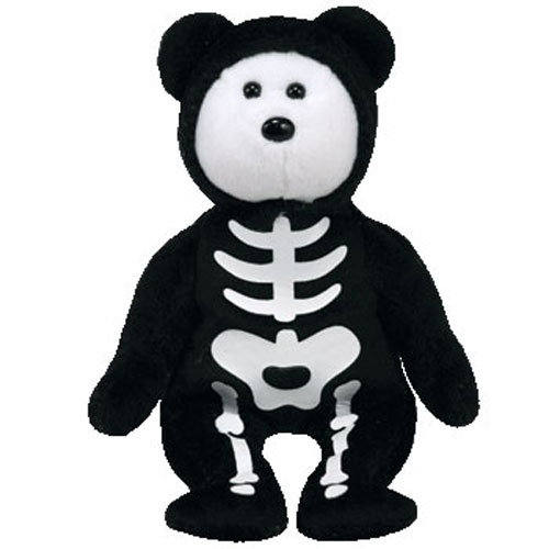 TY Beanie Baby - BONESES the Skeleton Bear (9 inch)