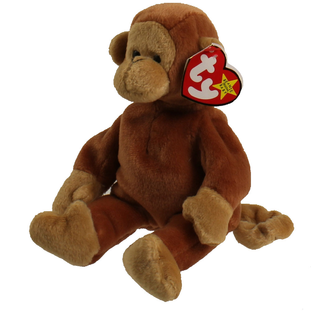 Ty Beanie Baby Bongo The Monkey Toy 4067 for sale online 